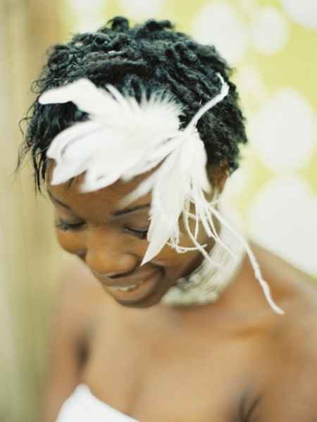 22 coiffures pour mariées aux cheveux courts