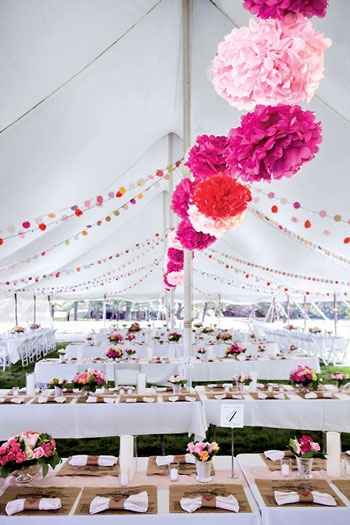 Décoration de plafond mariage