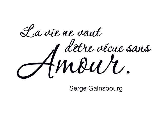 La vie de vaut d'être vécue sans...