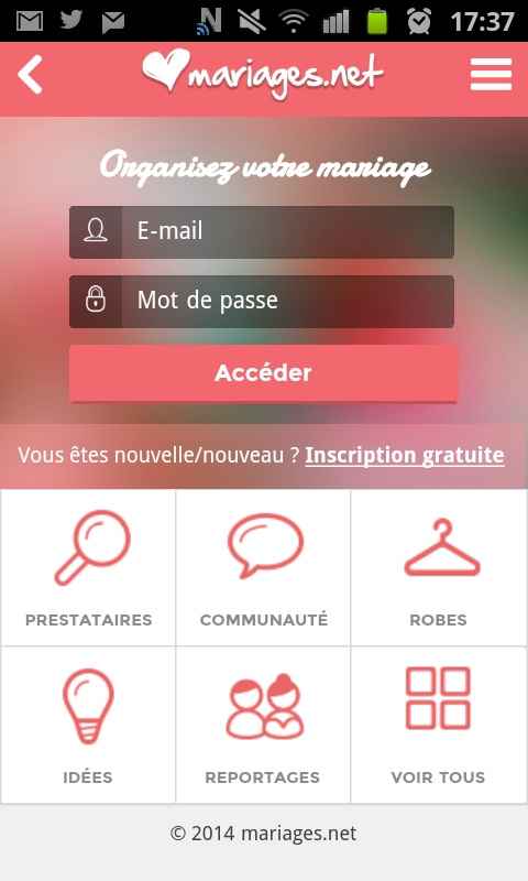 Nouvelle version pour notre appli mobile de mariage !