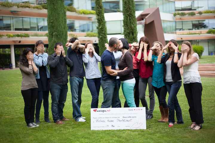 Les gagnants du 1er tirage au sort à mariages.net