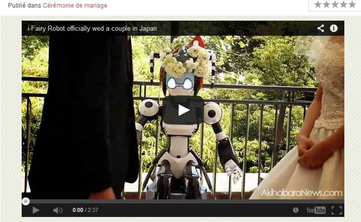 Et si votre officiant de cérémonie était un robot ?