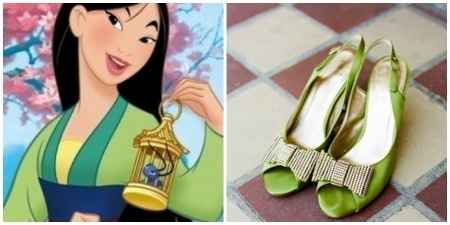 Chaussures de mariée inspirées des princesses Disney