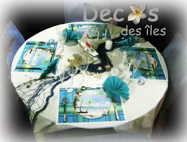 Table de mariage antillais