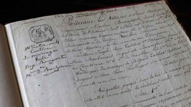 Le contrat de mariage de Joséphine et Bonaparte a un prix !
