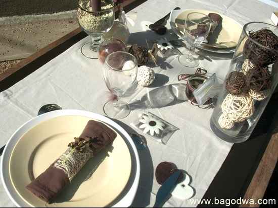 Inspiration déco ivoire et chocolat mariage