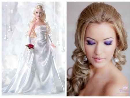 Maquillage de mariée inspiré de Barbie: lequel choisirais-tu ?