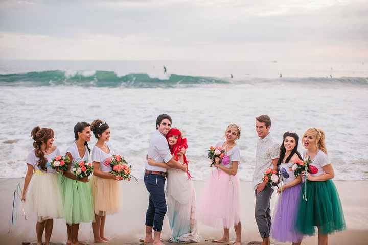 Mariage inspiré de la Petite Sirène