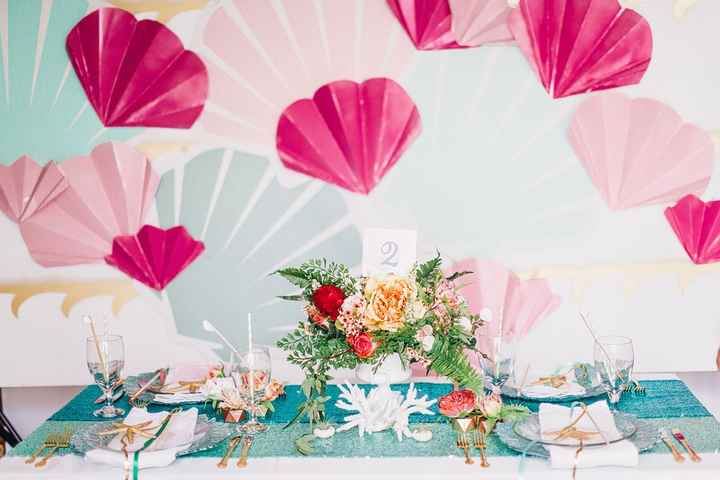 Mariage inspiré de la Petite Sirène