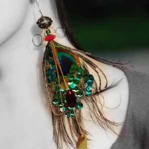 Boucle oreille mariage