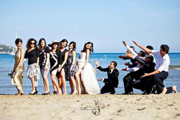 Photo groupe mariage
