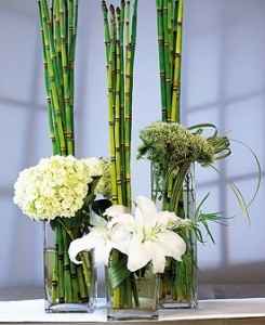 Centre de table bambou