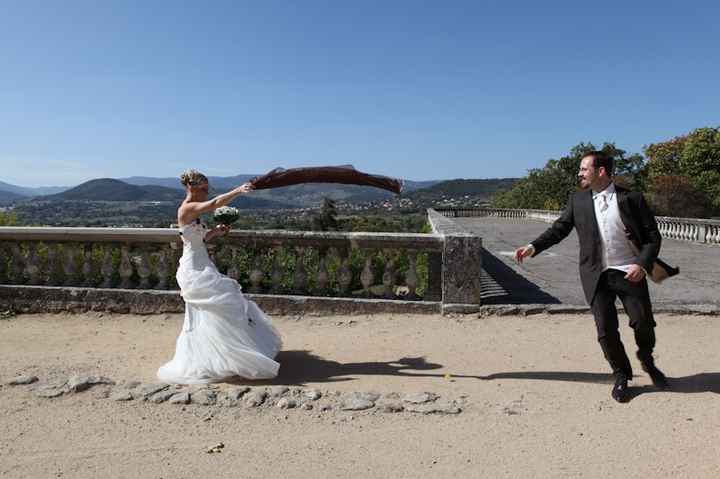 Mariage au chateau de gourdan