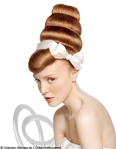 Coiffure piece montee