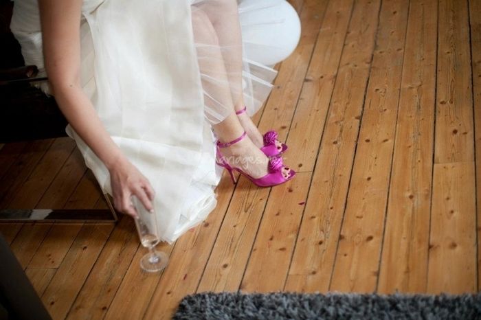 Photo pieds mariage