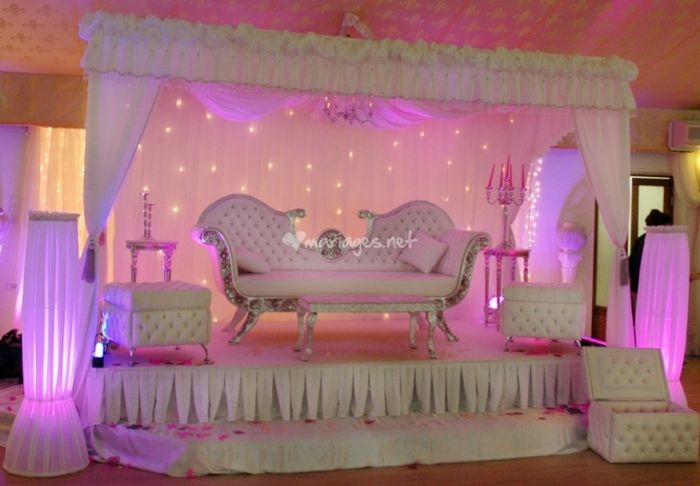 Trone pour mariage arabe