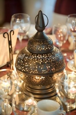 Petite lanterne pour centre de table