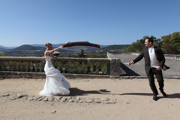 Mariage au chateau de gourdan