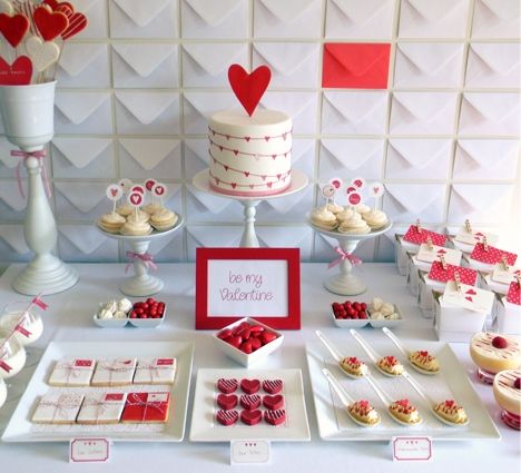Candy bar rouge et blanc