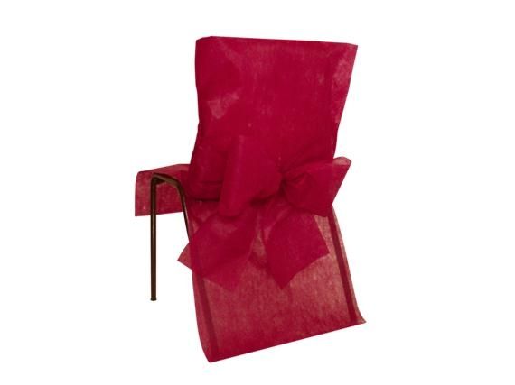 Housses de chaises bordeau