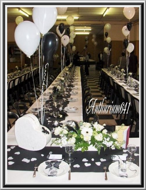 décoration table rectangulaire