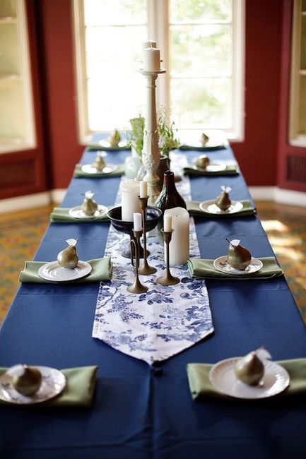 décoration table rectangulaire