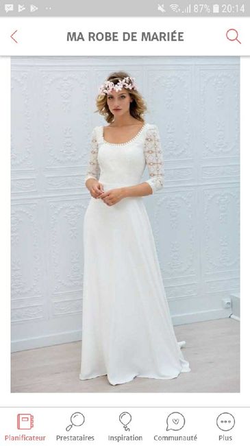 La coupe de ma robe de mariée sera _______ 1
