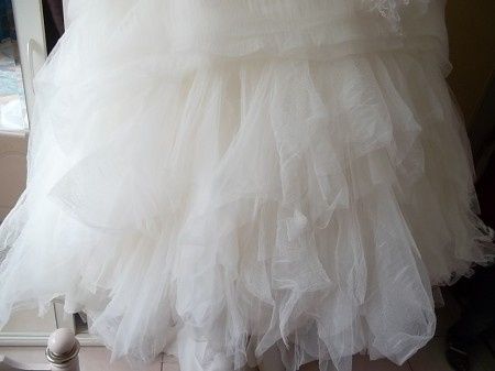 jupe en mouchoir d'organza
