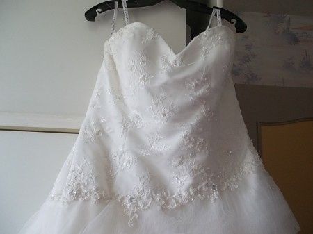 bustier avecdes perle et strass