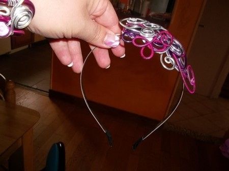 Serre tete pour ma 1ere fille 1/2