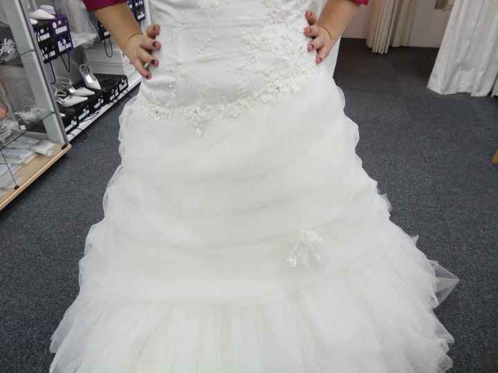 détail de ma robe strass