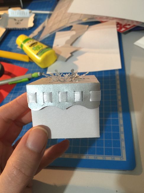 Mes boîtes à dragées diy thème flocon - 2