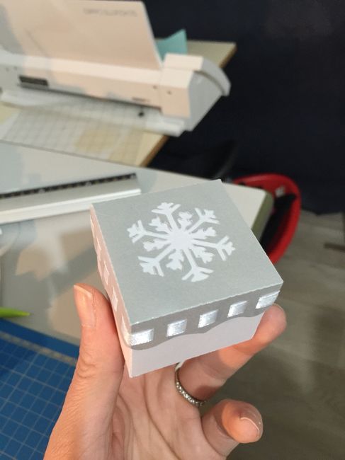Mes boîtes à dragées diy thème flocon - 2
