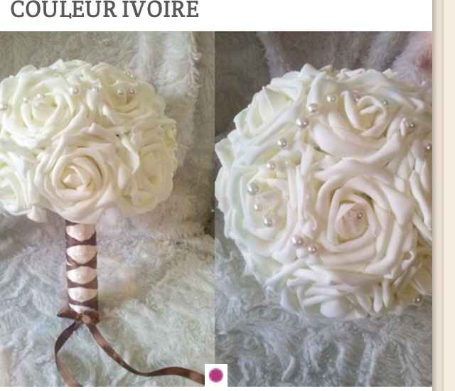 Bouquet tissu / choix de couleurs - 1