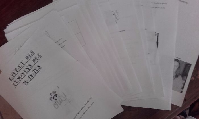 Livret des témoins, Fait!