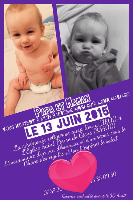Avis sur nos faire parts - 1