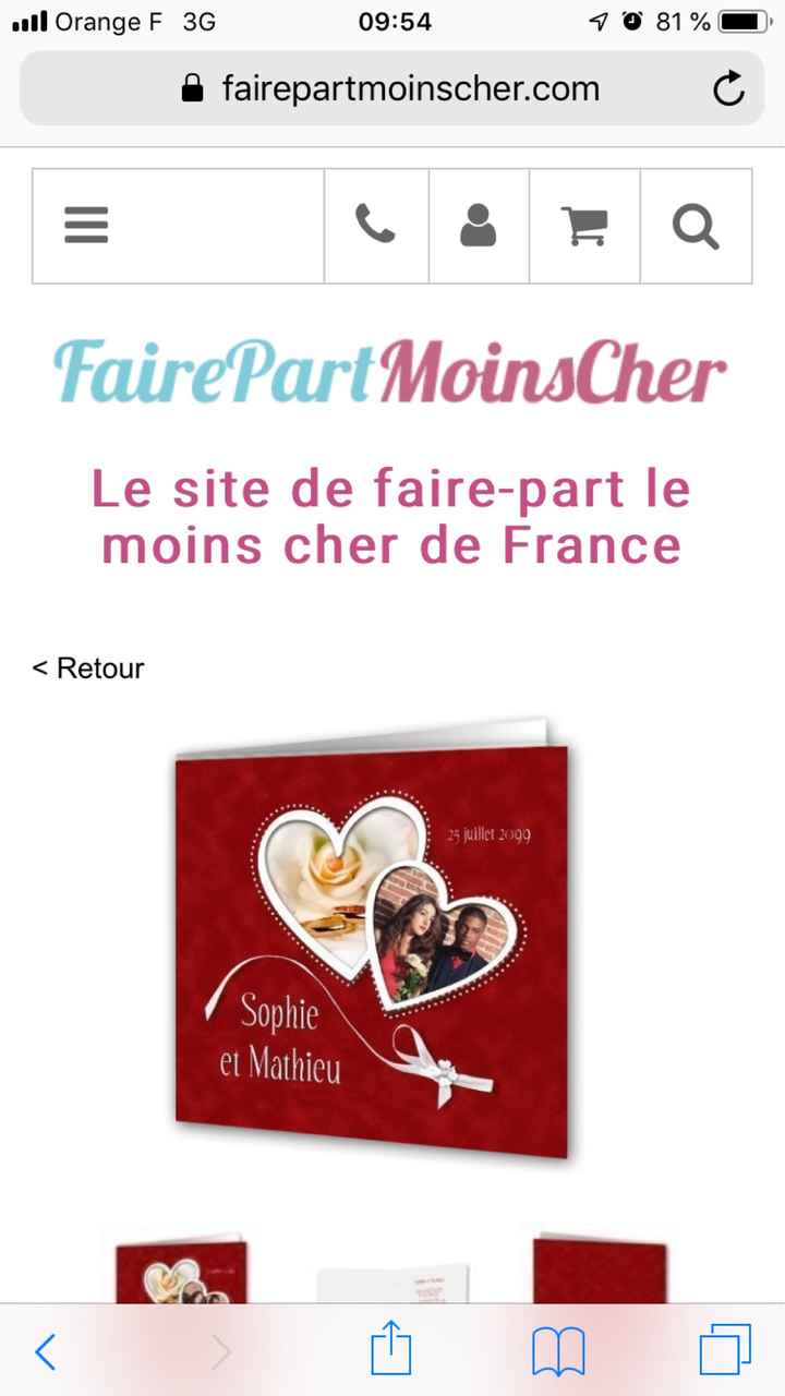 Et maintenant... partage tes faire-part ! - 1