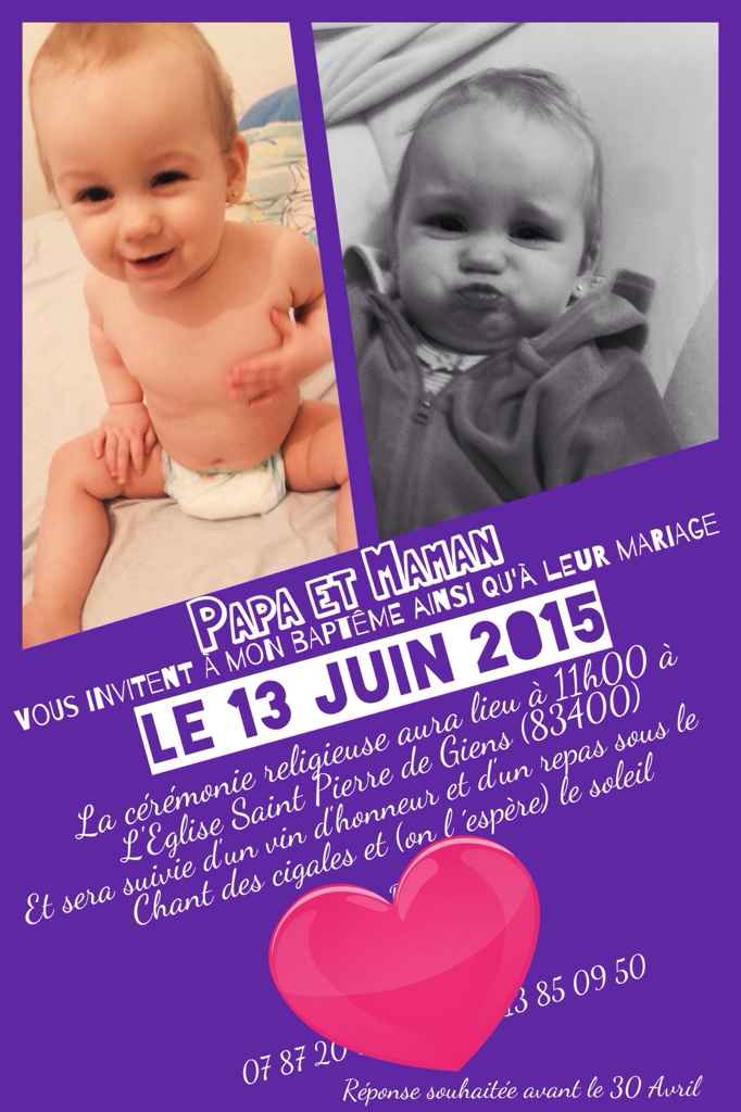 Avis sur nos faire parts - 1