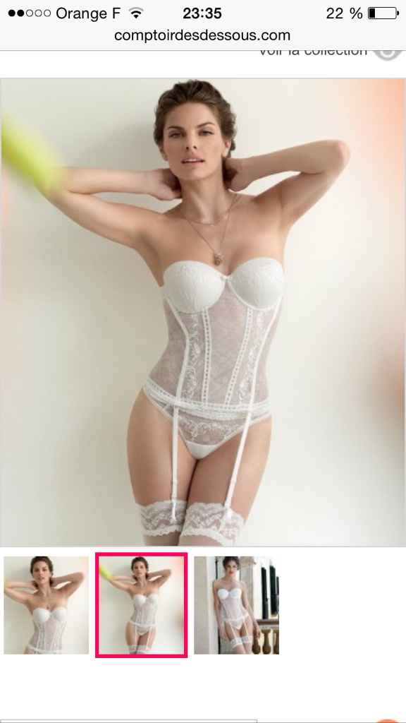Lingerie de mariage - 1