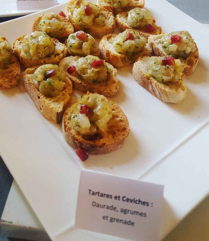 Dégustation du cocktail de mariage