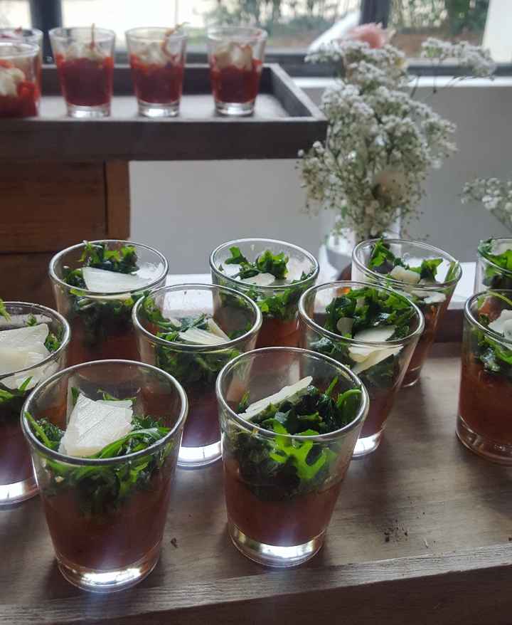Dégustation du cocktail de mariage