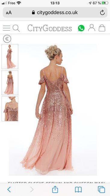 Recherche d une robe de soirée thème rose poudrée désespérément 2