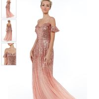 Recherche d une robe de soirée thème rose poudrée désespérément - 1