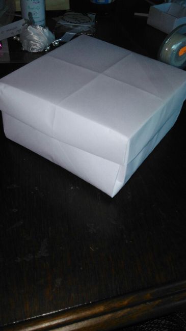  Diy boîte en papier cadeau témoin - 1