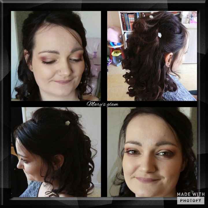 Mon essai coiffure et maquillage