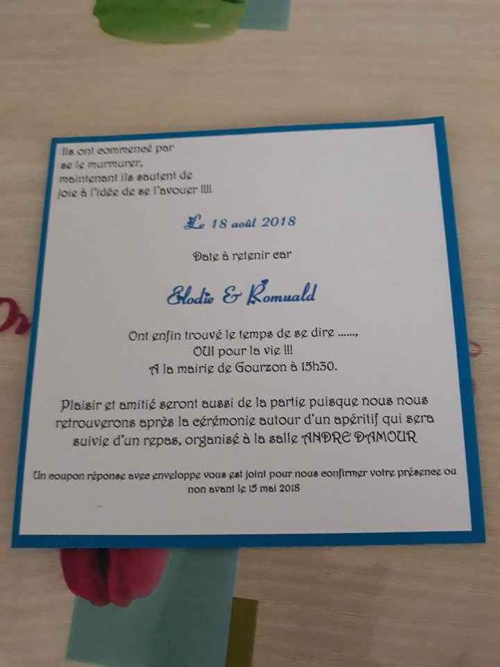  Faire part différent - 2