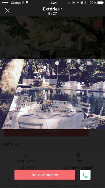 Le lieu de réception 29