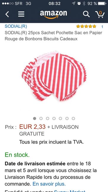 Petits sachets plastique pour bonbon - 1