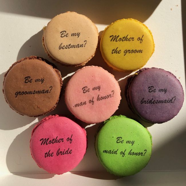Demande aux demoiselles et garçons d'honneur 1