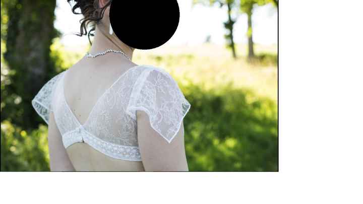 Le dos de ma robe